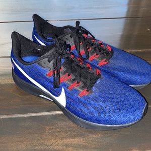 Mens New York Giants Blue Nike Sneakers